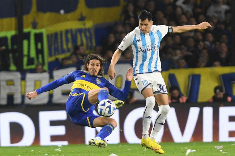 Boca y Racing se enfrentaron por los cuartos de la Libertadores. 