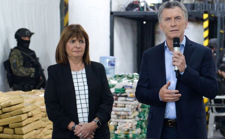 Mauricio Macri y Patricia Bullrich.