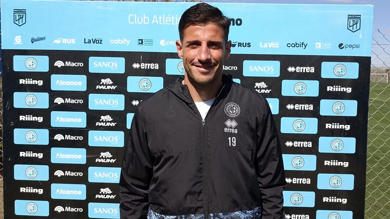 Pablo Chavarría en el Predio de Villa Esquiú