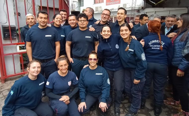 Bomberos voluntarios de Rosario tendrán nuevo cuartel propio. 
