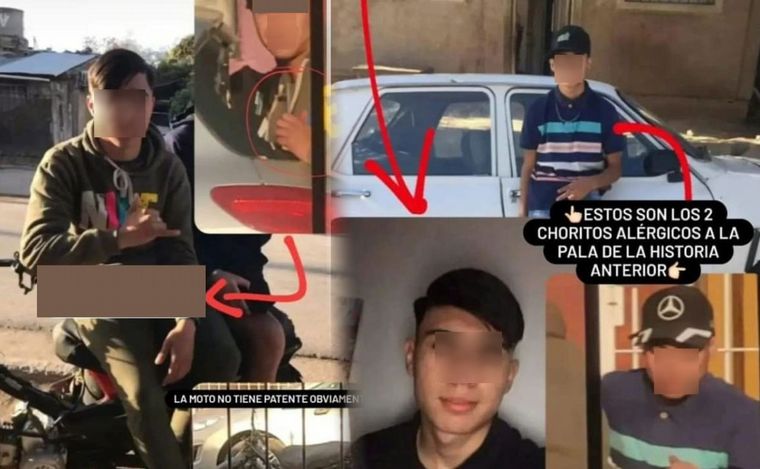 Se entregaron los menores del video viral del robo a un auto en Bº San Ignacio.