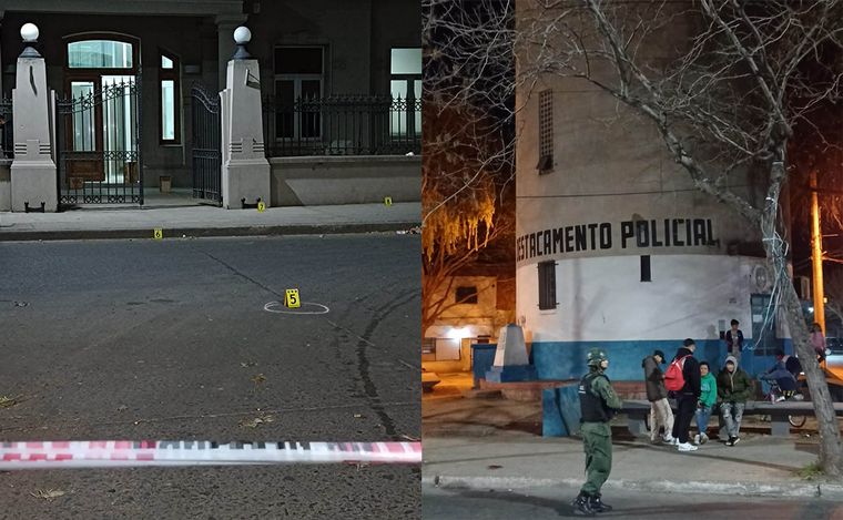 FOTO: Balearon dos sedes policiales en Rosario en pocos minutos. 