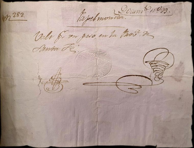 El primer papel moneda emitido en el interior del país cumplió 200 años