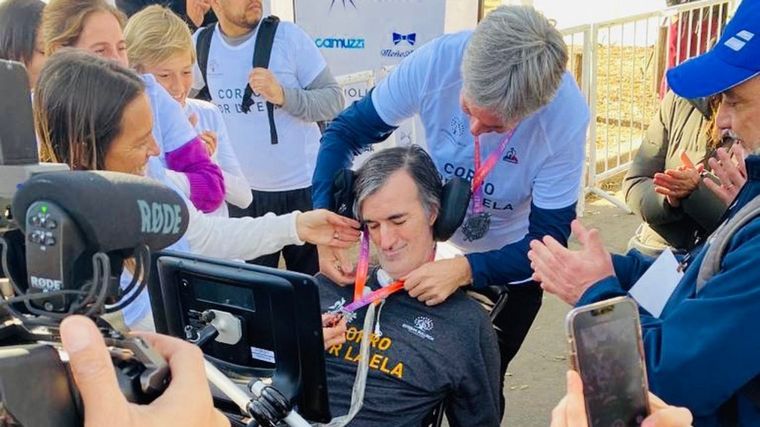 Esteban Bullrich participó de la media maratón de Bs.As. (Foto: @estebanbullrich)