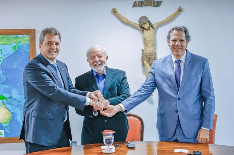 FOTO: Massa se reunió con Lula Da Silva y Fernando Haddad.