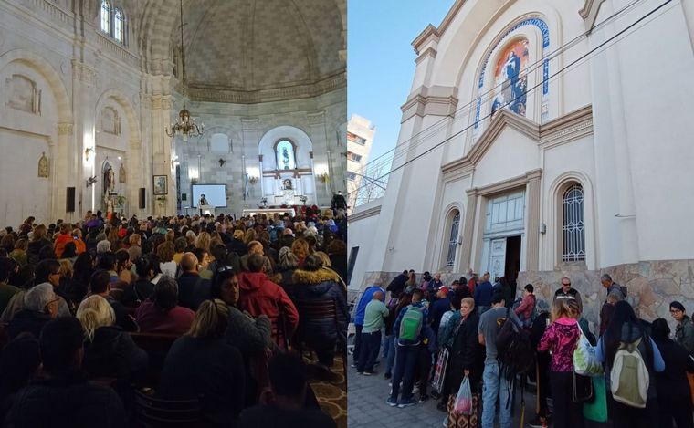 FOTO: Multitudinaria convocatoria en una parroquia de Pichincha para ver a 