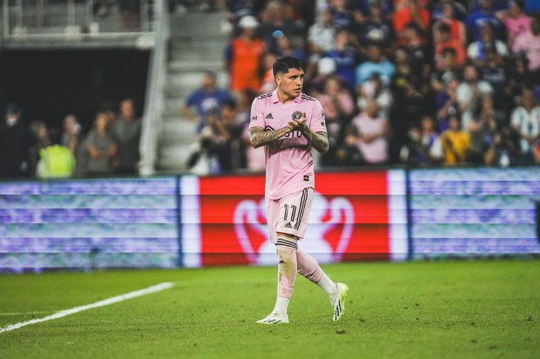 Farías tuvo su primer partido como titular. (Foto: @InterMiamiCF)