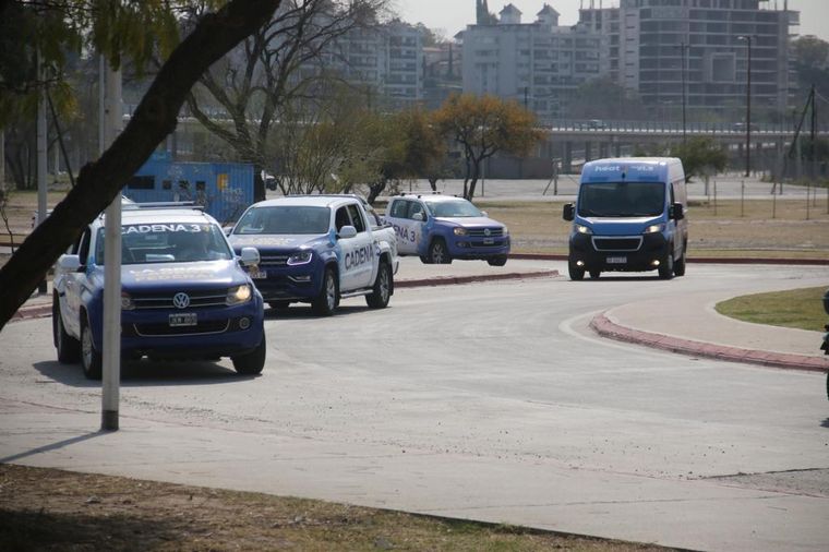 La Gran Cadena Federal, en plena caravana por calles de Córdoba.