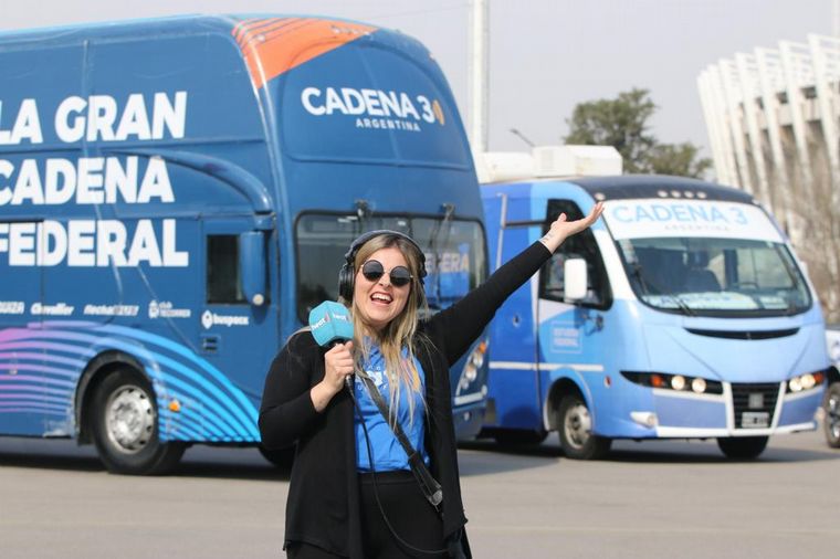 La caravana de la Gran Cadena Federal ya se siente en las calles de Córdoba