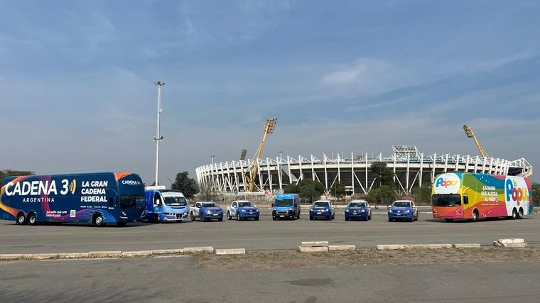 La caravana de la Gran Cadena Federal ya se siente en las calles de Córdoba