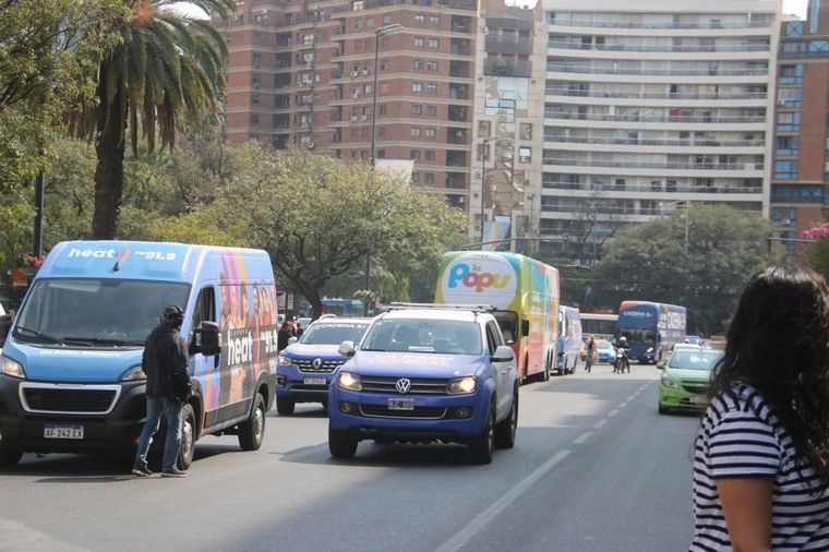 La Gran Cadena Federal se hizo sentir con una súper caravana por Córdoba