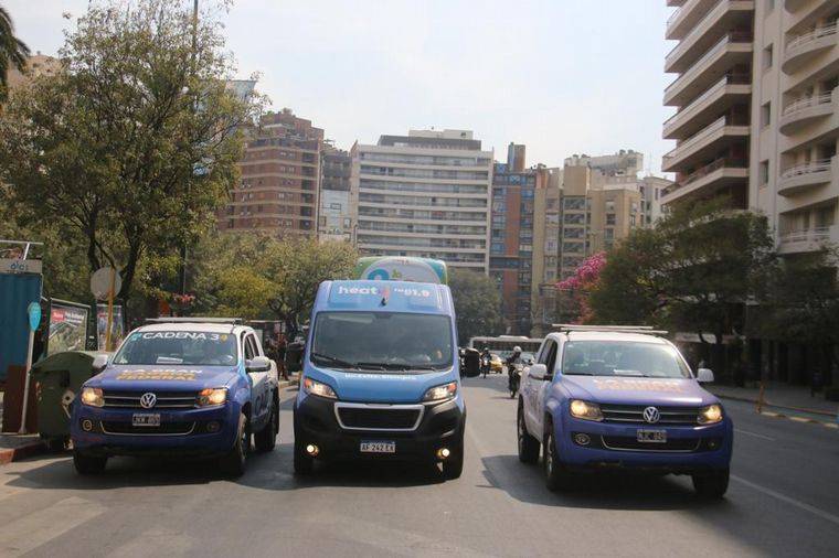 La Gran Cadena Federal se hizo sentir con una súper caravana por Córdoba
