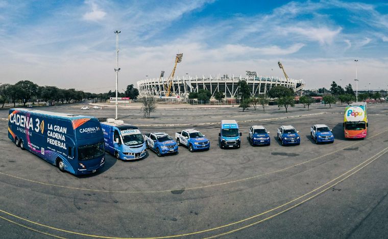 FOTO: La Gran Cadena Federal se hizo sentir con una caravana por Córdoba.