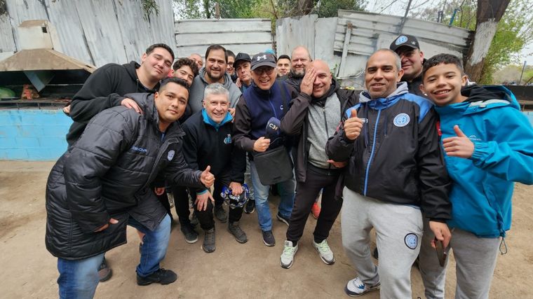 La Cadeneta palpitó la previa del partido de Belgrano en Alberdi.