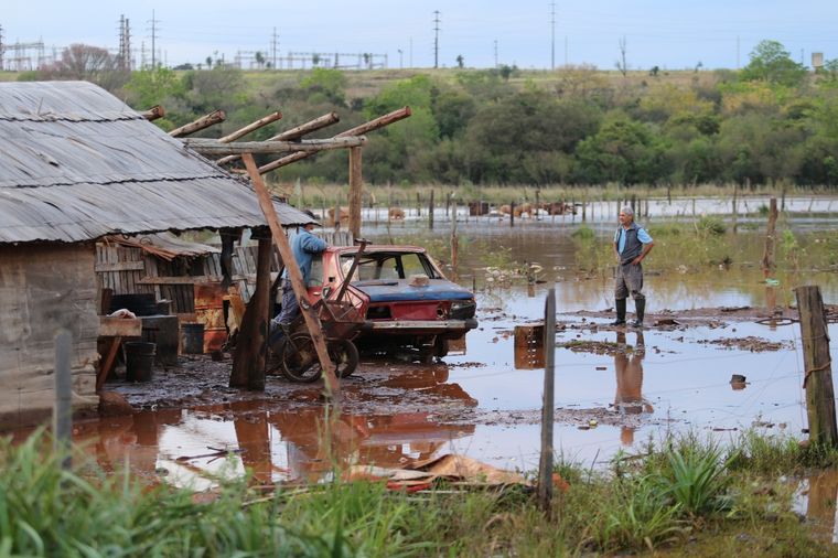 Un temporal de viento y lluvia azotó la zona sur de Misiones.