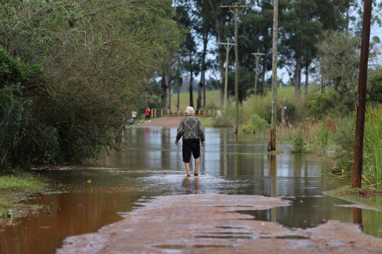 Un temporal de viento y lluvia azotó la zona sur de Misiones.
