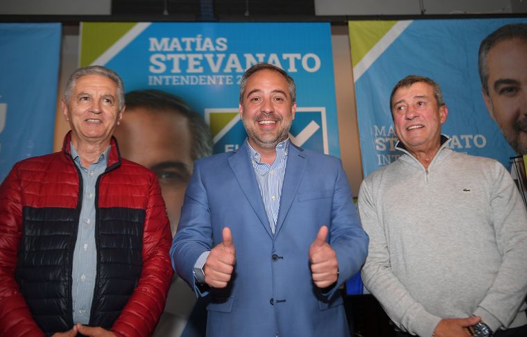 FOTO: En Maipú, Matías Stevanato obtuvo un triunfo arrasador y fue reelegido. 