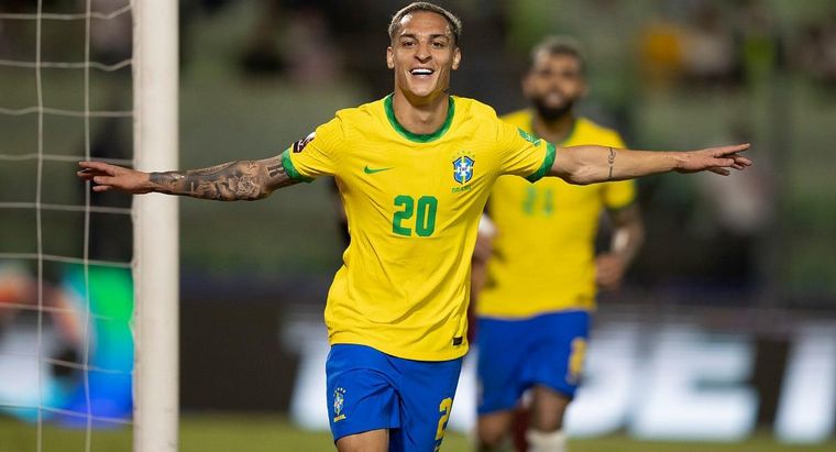 Antony es habitual convocado a la Selección. (Foto:@CBF_Futebol)