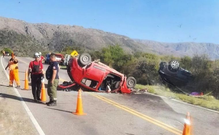 FOTO: El accidente de Oscar González en las Altas Cumbres. (Foto: MPF)