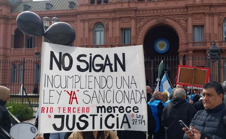 Explosiones de Río Tercero: reclamaron que el Gobierno cumpla con ley de reparación.