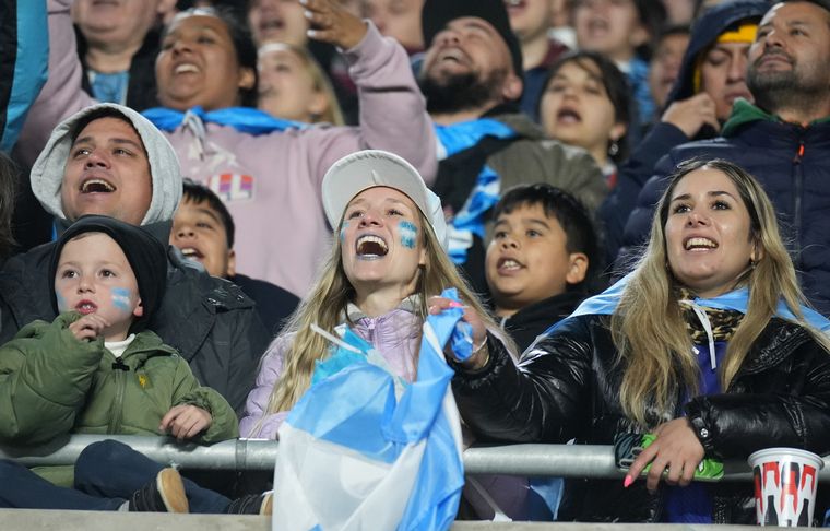 La hinchada de Argentina vs Ecuador.