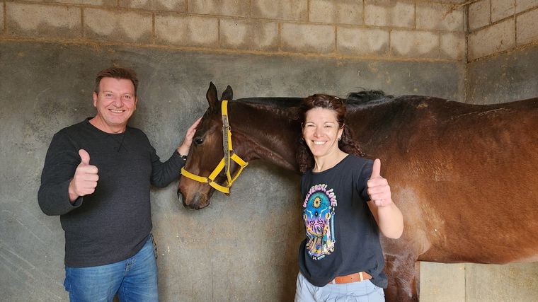 Noel Lope, veterinaria del Hipódromo de Córdoba.