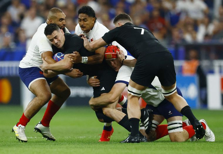 FOTO: Francia y los All Blacks abren el Mundial de rugby. 