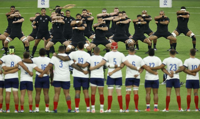 FOTO: Francia y los All Blacks abren el Mundial de rugby. 