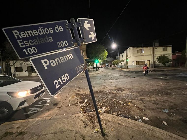 Protesta e incidentes en reclamo de justicia por el crimen de Gabriela Pérez.