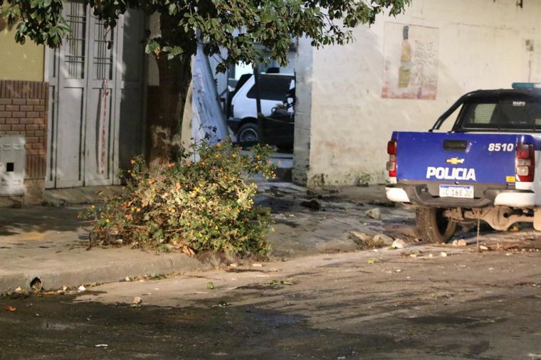 Protesta e incidentes en reclamo de justicia por el crimen de Gabriela Pérez.