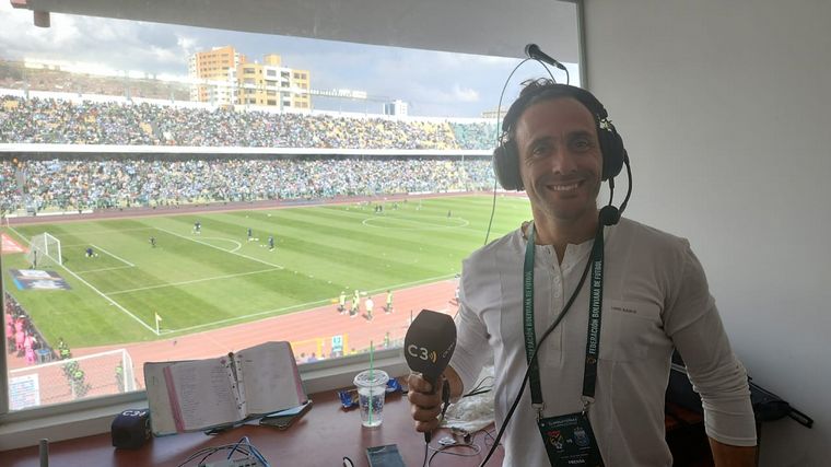 Desde la altura de La Paz, Cadena 3 transmite Bolivia-Argentina