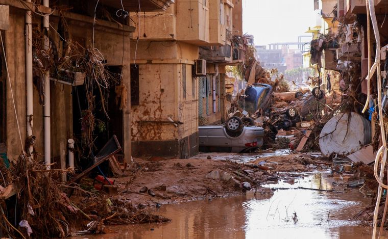 FOTO: Imagen desoladora en Derna.