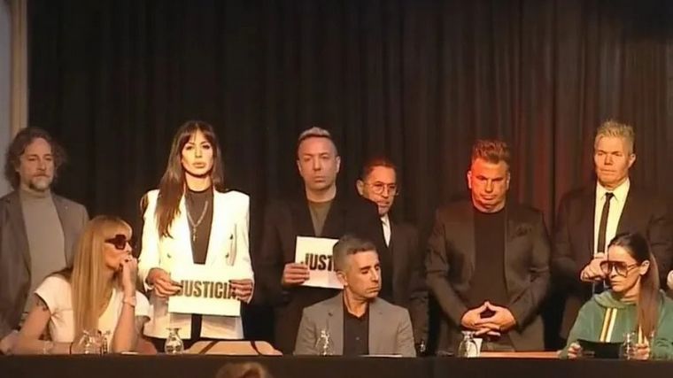 FOTO: La Asociación Argentina de Actores pidió justicia por Silvina Luna.
