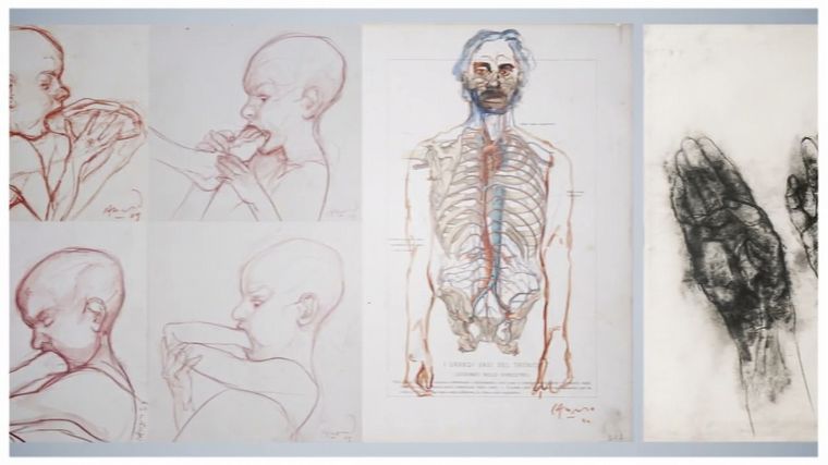 FOTO: Carlos Presman presenta su libro “Cuadernos de Anatomía de Carlos Alonso