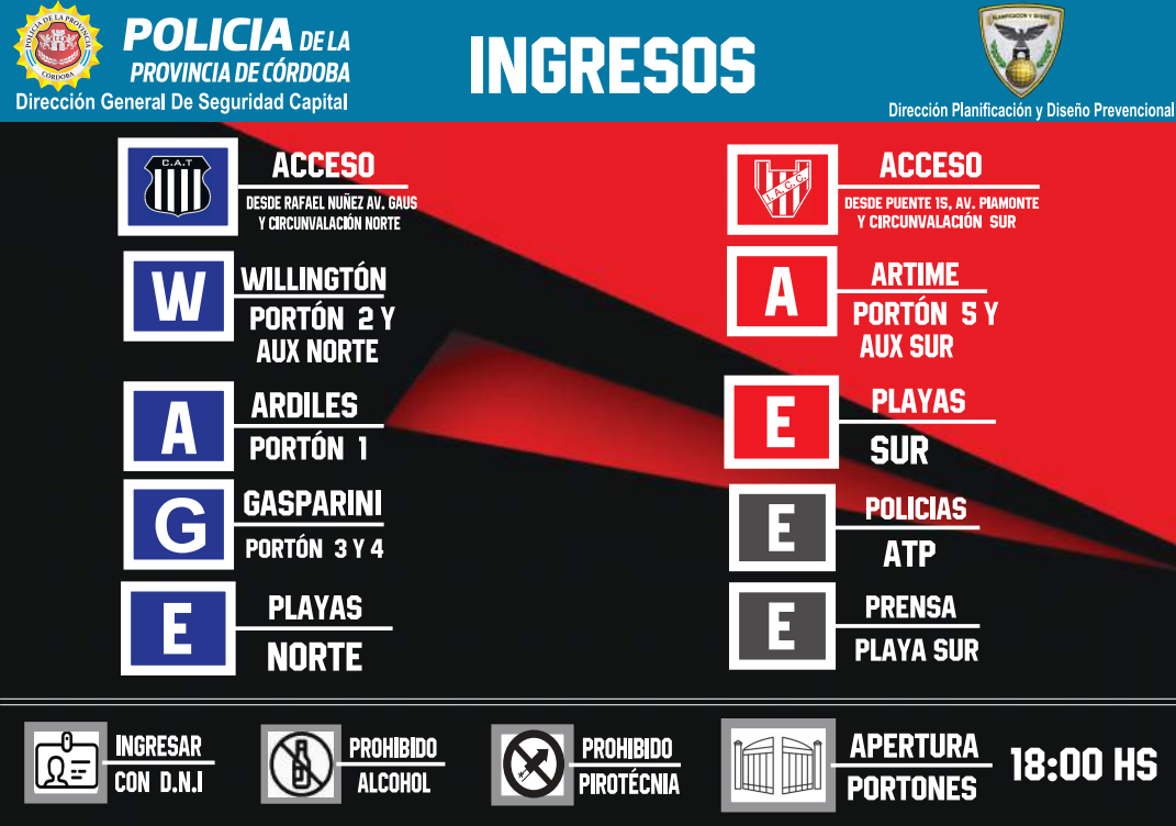 Se viene Talleres - Instituto: todo lo que hay que saber en materia de seguridad