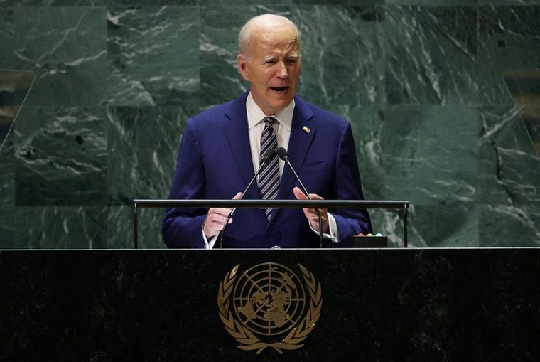 FOTO: Biden pidió al mundo en la Asamblea General de la ONU que apoye a Ucrania