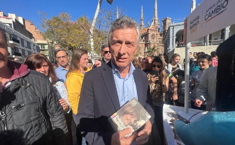 FOTO: Mauricio Macri visitó Córdoba para hacer campaña por Patricia Bullrich.