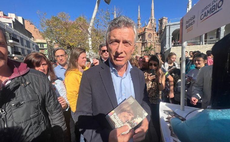 Mauricio Macri visitó Córdoba para hacer campaña por Patricia Bullrich.