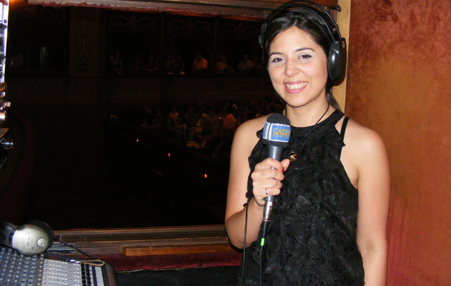 Geo Monteagudo tuvo a cargo la cobertura para Cadena 3. 