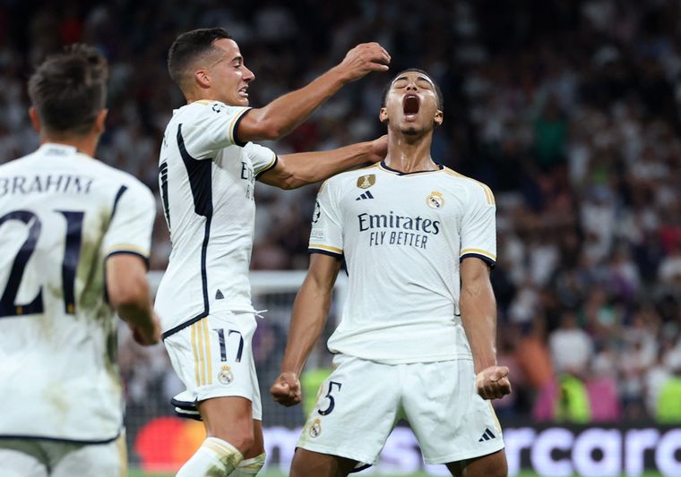 Bellingham, autor del gol del Real Madrid. 