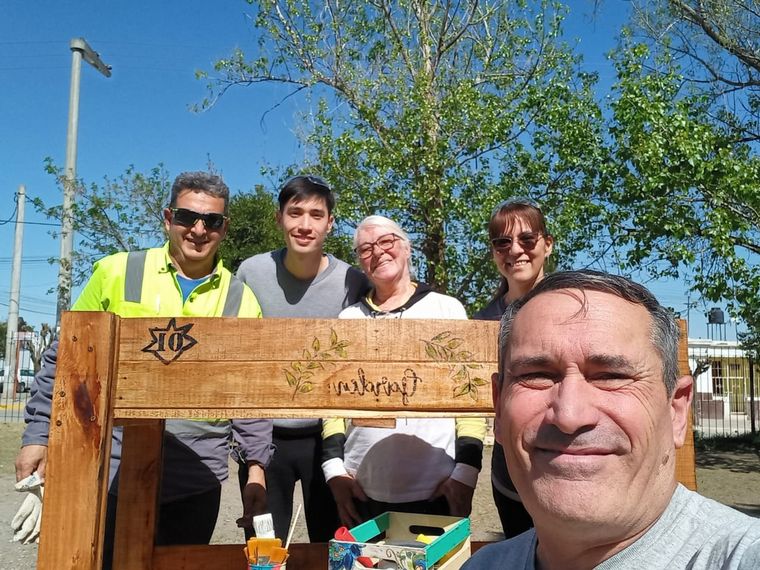 Economía circular: taller de carpintería con pallets en Malagueño
