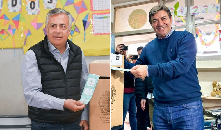 FOTO: Alfredo Cornejo y Omar De Marchi, dos ex aliados que se enfrentaron en las urnas. 
