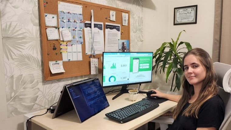 Jimena López Morillo, la creadora del bot para aman los que odian escuchar audios. 