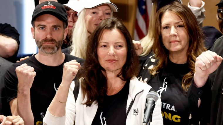 Fran Drescher, incansable luchadora por los derechos de los actores.