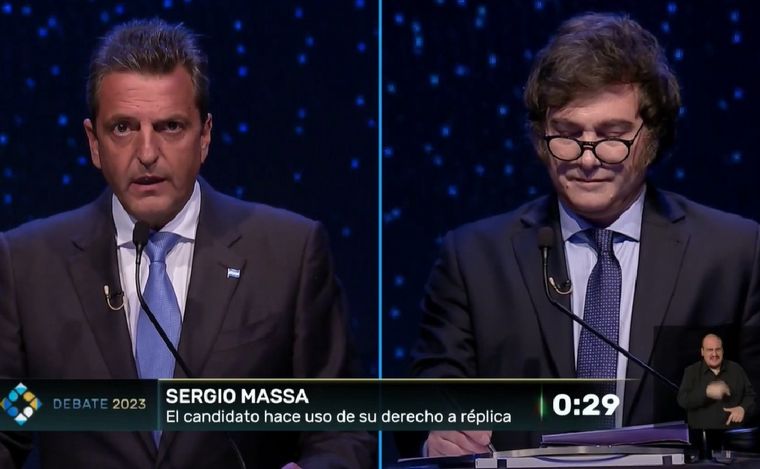 Massa le preguntó a Milei sobre sus injurias al Papa.