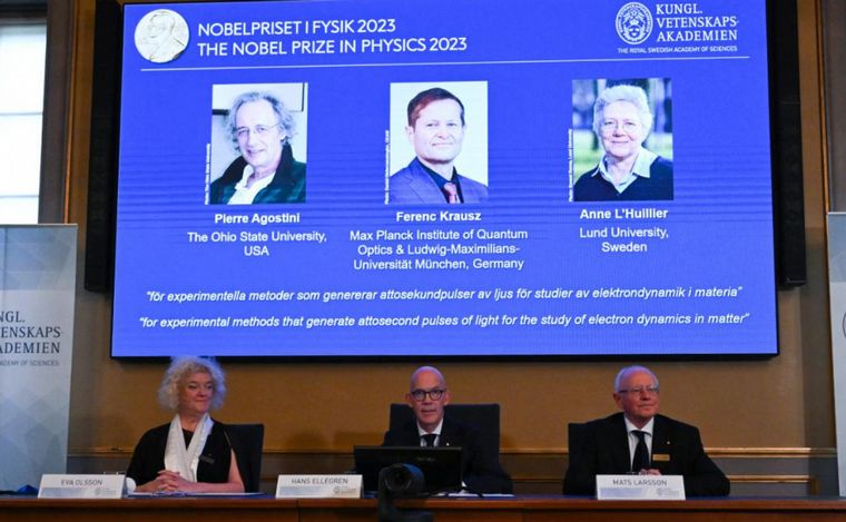 FOTO: Los ganadores del Nobel de Física.