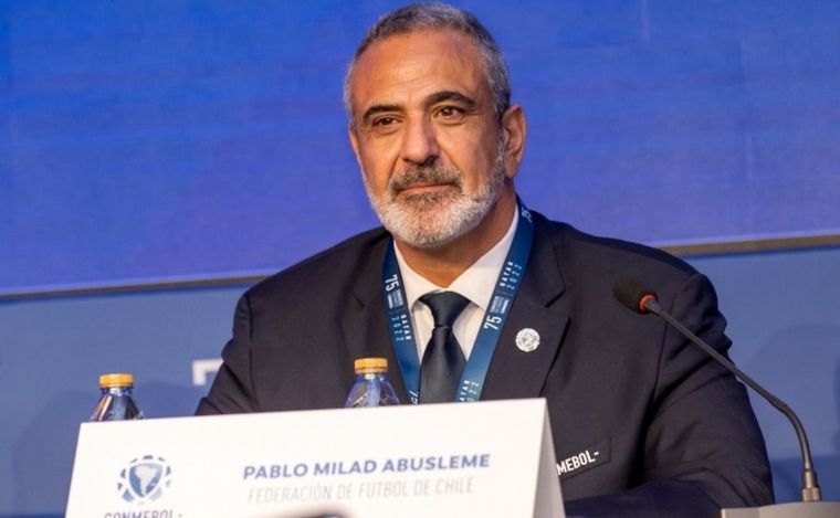 FOTO: El presidente de la Asociación Nacional de Fútbol Profesional de Chile, Pablo Milad.