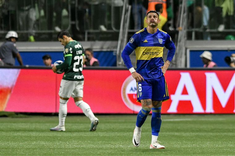 Rojo se fue expulsado por doble amarilla en el duelo ante Palmeiras - Boca  Juniors - Deportes - Cadena 3 Argentina