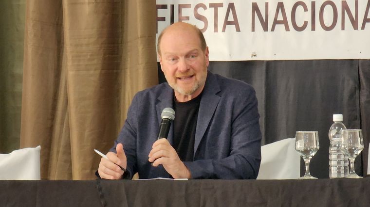 Gustavo Grobocopatel en la Fiesta Nacional de la Soja