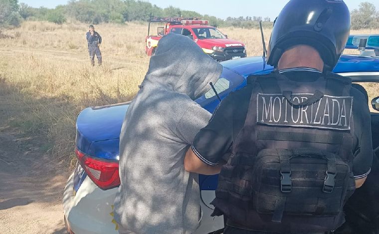 Capturaron al presunto autor del femicidio en Río Tercero. (Foto: Policía de Córdoba)